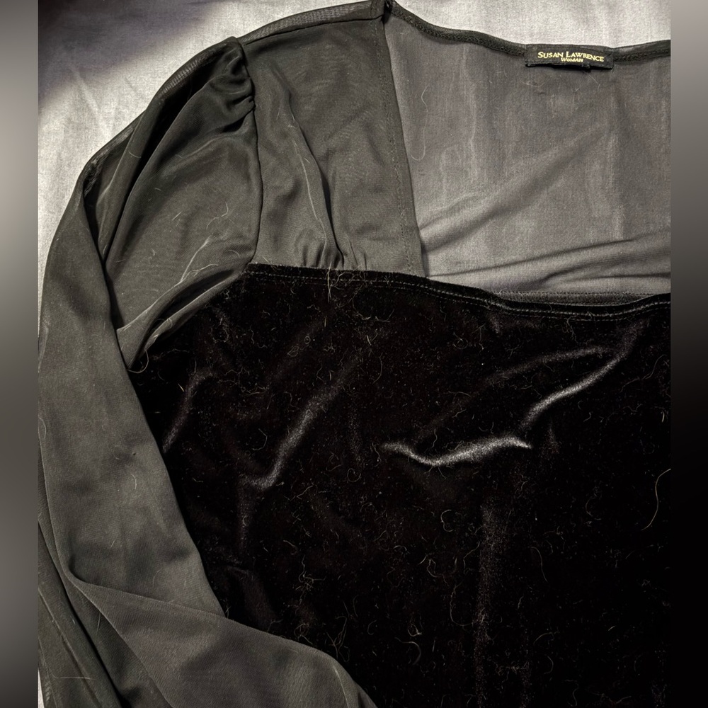 Susan Lawrence Classic Black Blouse